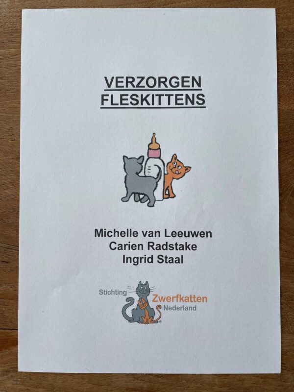 Cursusboek Verzorgen fleskittens - Michelle van Leeuwen, Ingrid Staal en Carien Radstake
